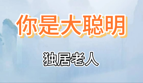 你是大聪明独居老人通关攻略