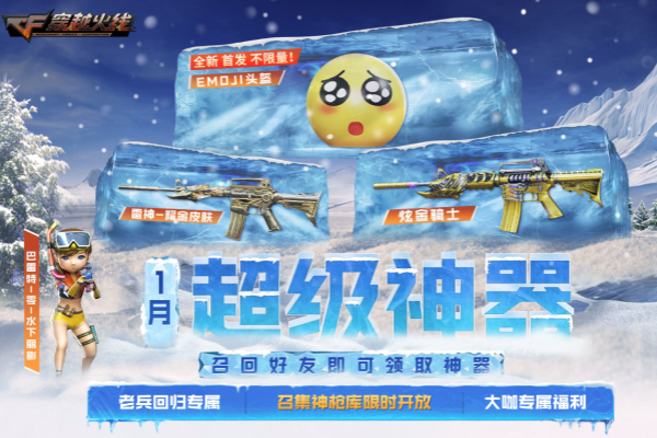 cf2024年1月超级神器活动介绍